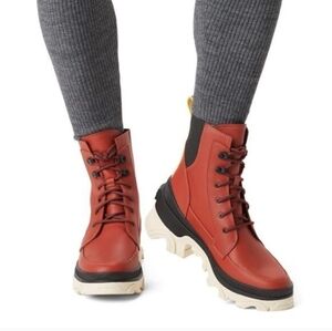 Sorel Red Leather Boots